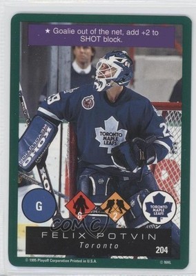 1995-96 Playoff One on One Challenge Felix Potvin #204 1h9