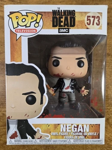 VAULTED Funko POP! The Walking Dead #573 NEGAN, 2017 In Protector, New