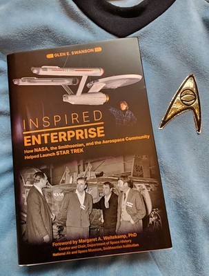 INSPIRED ENTERPRISE - BRAND NEW HARD BOUND STAR TREK BOOK SIGNED BY AUTHOR !!