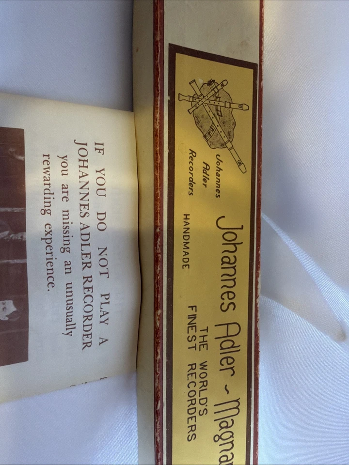 Johannes Adler - Magnamusic  C-Soprano NO 2000DHB BAROQUE FINGERING . RARE - Image 2 of 4