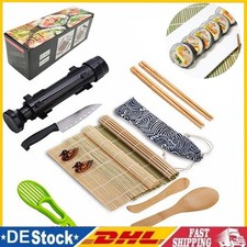 Sushi Set 13 Teile Sushi Maker Set für Anfänger Sushi Selbst Machen Rollmatte DE