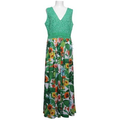 Bodyflirt Boutique, Maxikleid, Größe: 44/46, Grün/Mehrfarbig #iKg