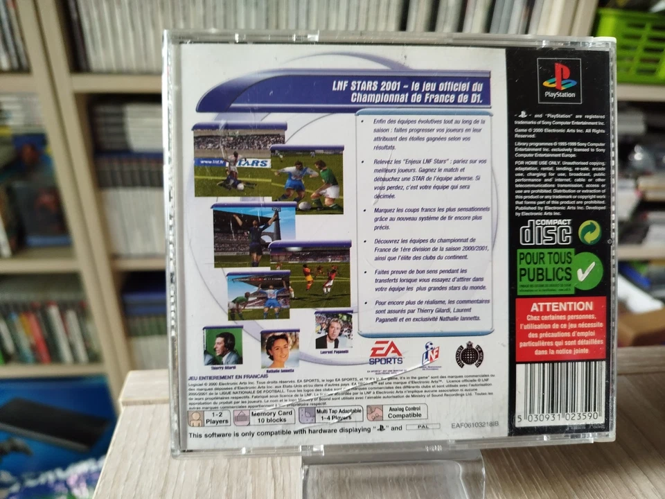 Sony PlayStation 1 PS1 Jeu LNF Stars 2001 PAL Fr Complet  - Photo 4/4