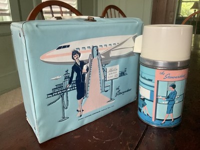 VINTAGE THE STEWARDESS LUNHCBOX AND THERMOS | eBay