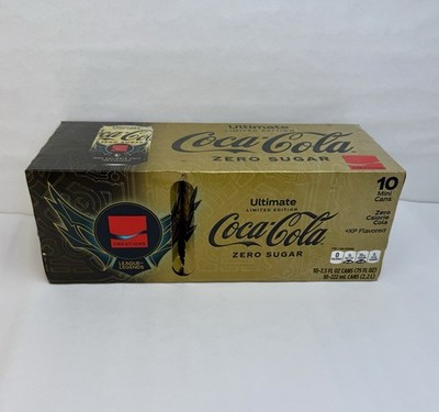 2023 Coca Cola Ultimate ZERO SUGAR 10 Pack Mini Cans Sealed Box Discontinued XP
