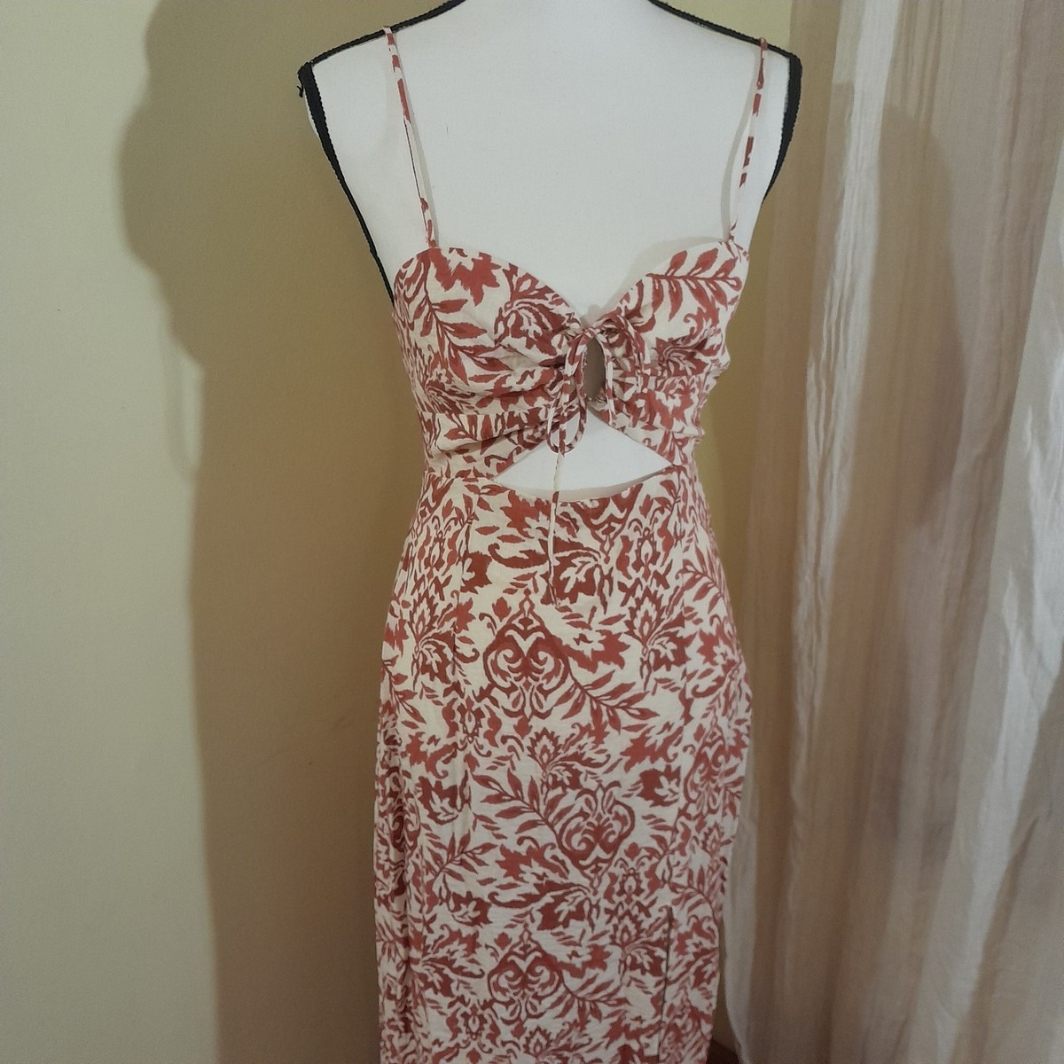 white christmas dresses ZARA MAXI DRESS main image 0