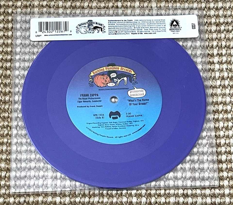 FRANK ZAPPA  overture 200 motels  RSD 2015  PURPLE VINYL numbered UNPLAYED MINT - Image 2 of 3