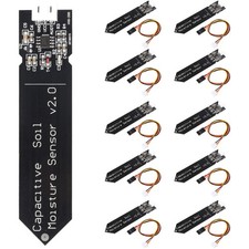 10 Pack Capacitive Soil Moisture Sensor Corrosion Resistant for Arduino Moist...