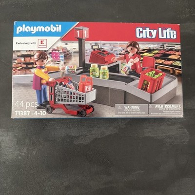 Playmobil City Life 71387 Kaufland Kasse Supermarkt Kassenband Exclusive