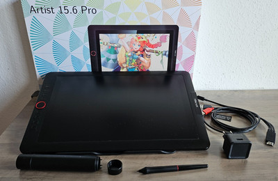 XP-Pen Artist Display 15,6 Pro HD IPS Grafiktablett - Schwarz Zeichentablet