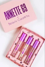 Beauty Creations ANNETTE69 LIP TRIO - 3 pcs Nude Lip Gloss - Authentic - New