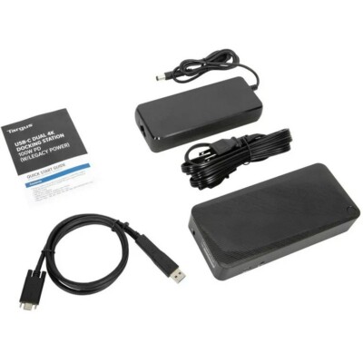Targus USB-C Universal Dual Video 4K Docking Station 100W Power Delivery