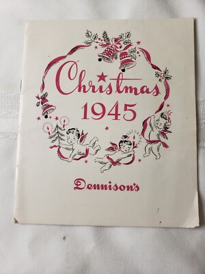 1945 Dennison Party Decorations Booklet Vintage AD