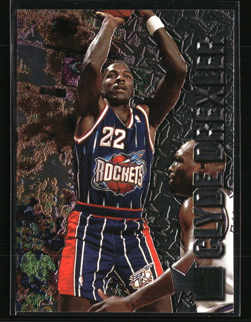 Clyde Drexler 1996 Metal #36 Basketball Card