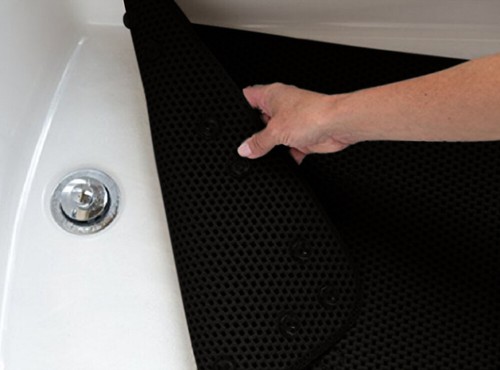 Alfombra de baño antibacteriana 36"x17" para bañera alfombra de ducha antideslizante alfombra de baño con ventosa - Imagen 15 de 49
