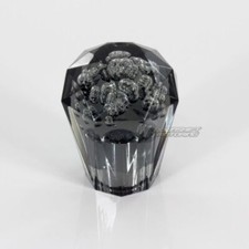 Jdm Universal Vip Diamond Crystal Manual Mt Bubble Drift Shift Knob 60mm Smoke