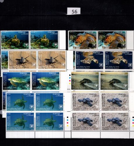 NL 4X AITUTAKI 2020 - MNH - MARINE LIFE - TURTLES - REPTILES - CORALS