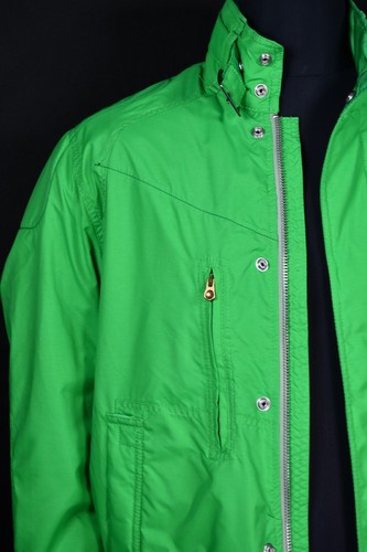 G-Star Raw Sandhurst Neon Green Bomber Jacket Men's size XL - Picture 9 of 14