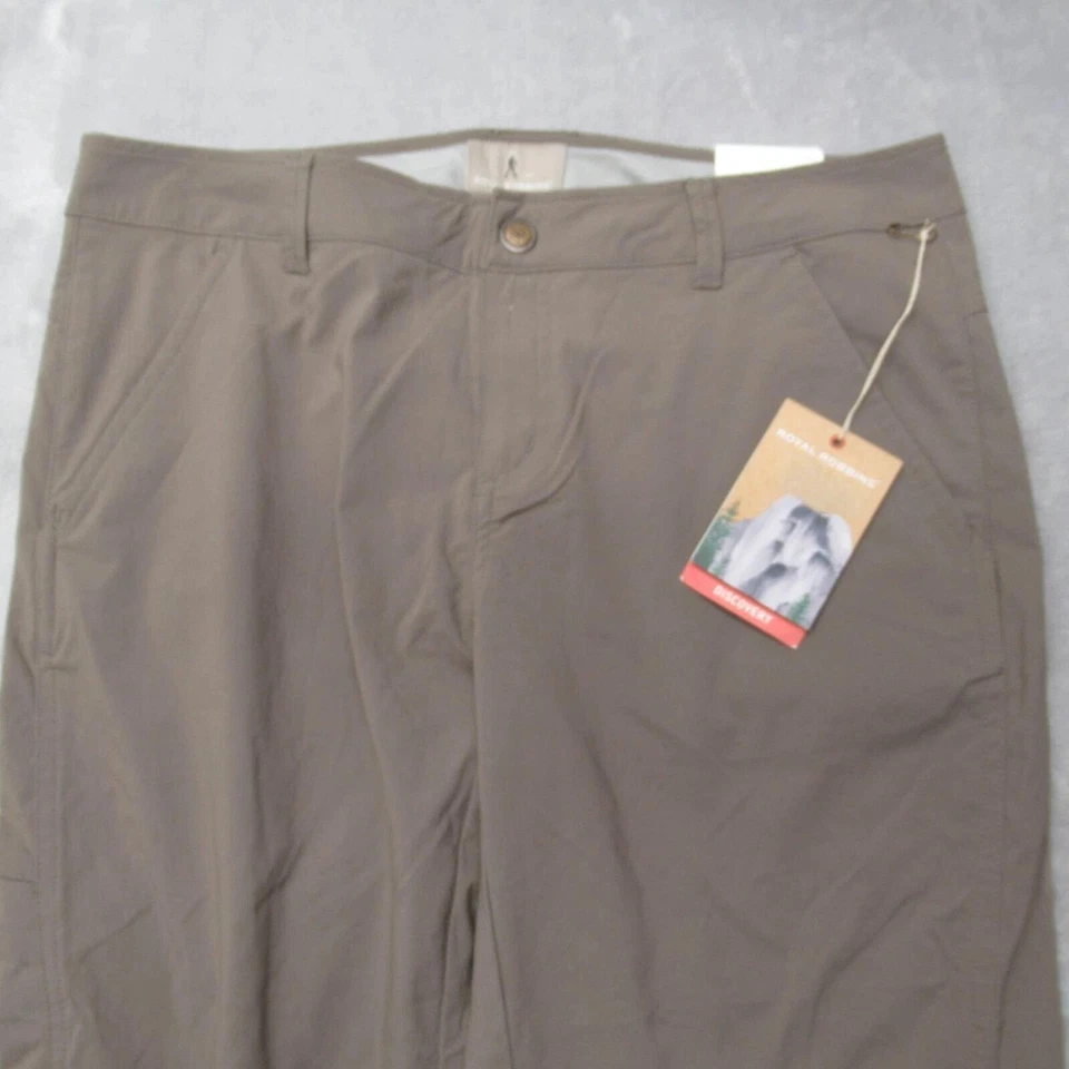 Royal Robbins Capri Mujer 6 Marrón tiro medio estándar nailon exterior senderismo 32x21 Foto 3 de 4