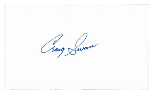 Carte 3X5 "New York Mets" Craig Swan signée à la main - Photo 1 sur 1
