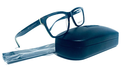 DOLCE & GABBANA DG3235 2961 BROWN TORTOISE GREEN EYEGLASSES RX 53-16-140 W/CASE