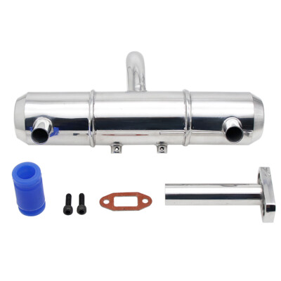 Aluminium Zwilling Tuning Auspuff Rohr Für 1/5 HPI RV KM Baja 5B SS 5t