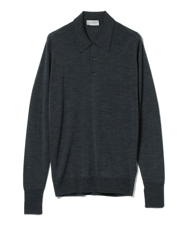 (ASK availability First) BEAMS DORSET 30 gauge knit polo shirt New