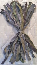 Bundled Hand-Dyed Wool Selvedges for Crafts, Prodding, Braiding Rugs #9