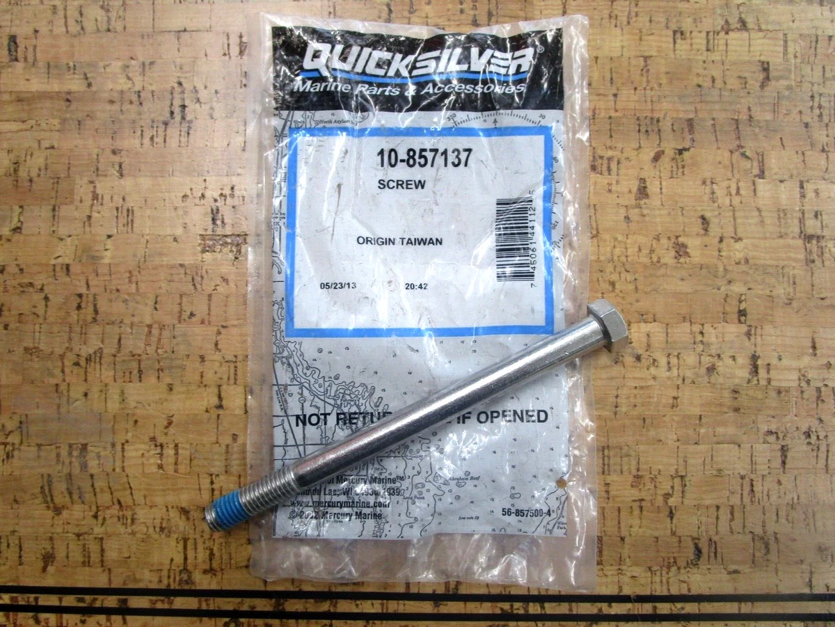 NEW OEM* 0750 Mercury Quicksilver SCREW 10-857137 | eBay