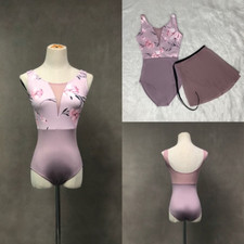 Ballet Dance Leotard Sleeveless Print Gymnastics Dancing Costume Ballet Coverall