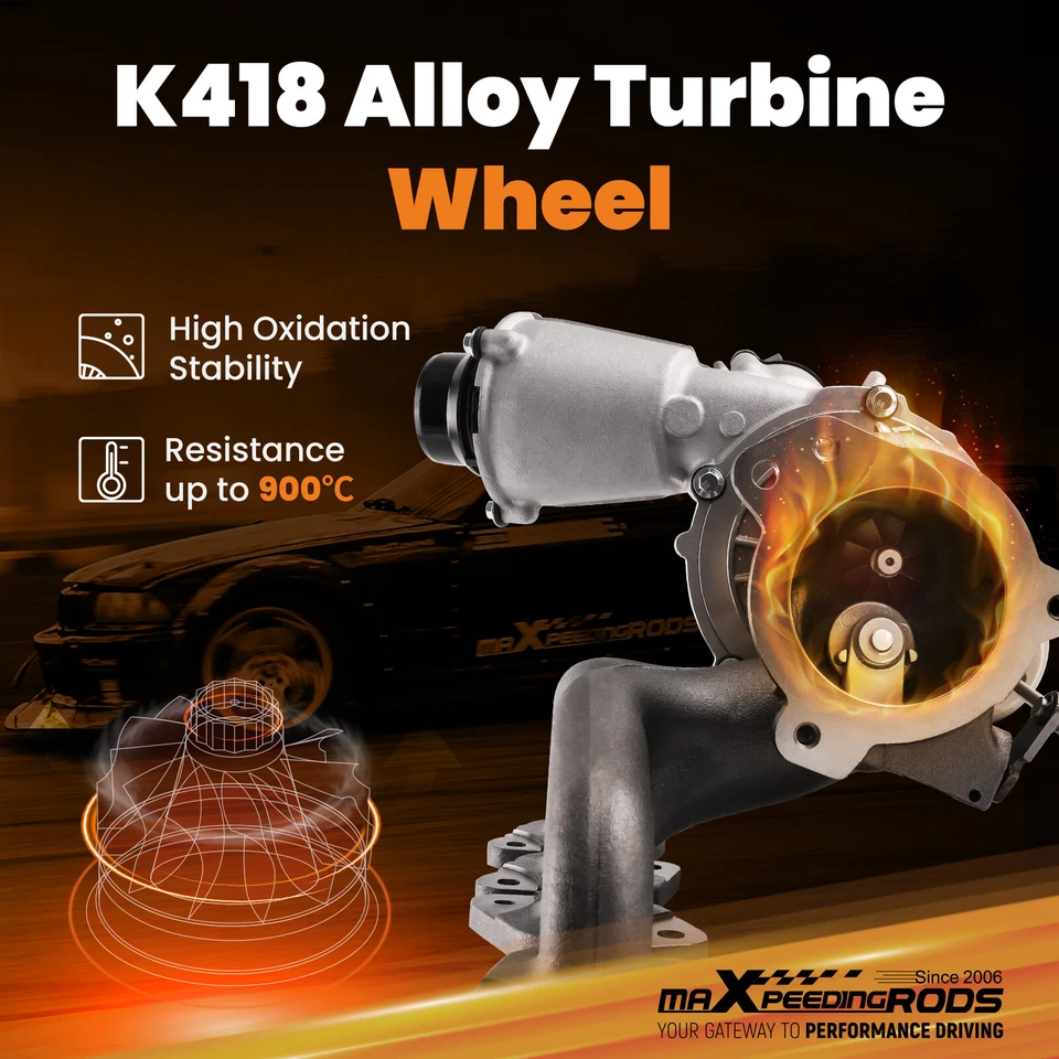 RHF4 Turbocharger Turbo for Mercedes-Benz CLA250 GLA250 2.0L 2.0 2012 - 2019 - Image 2 of 4