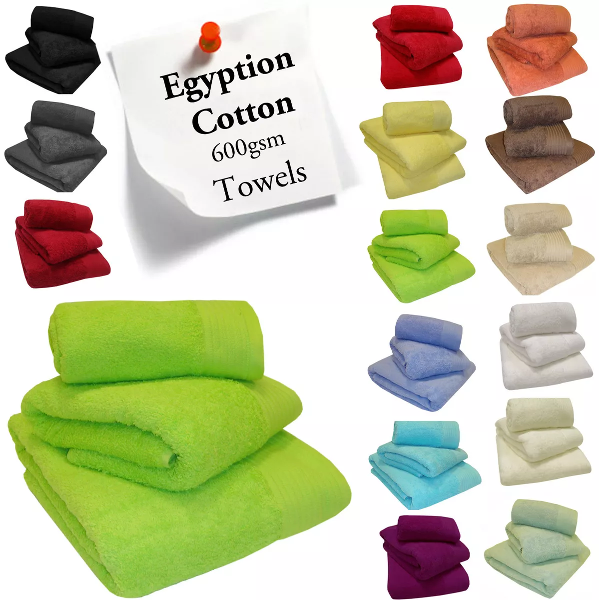 100% Combed Egyptian Cotton Super Soft Towels Hand Bath Towel