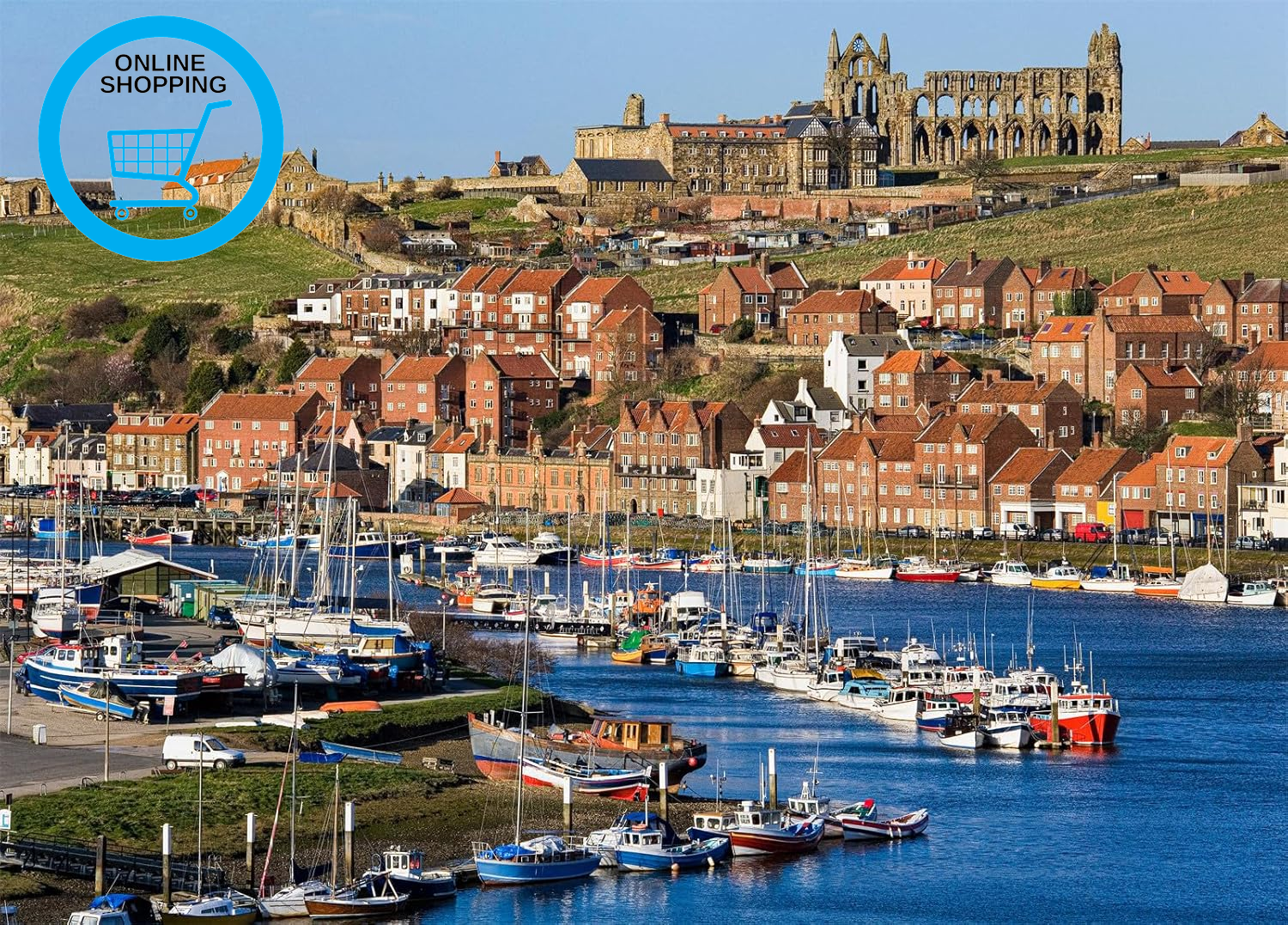 Whitby Jigsaw Puzzles for Adults 1000 Jigsaws Whitby Abbey Ruins 1000 Piece Jigs
