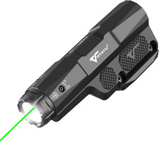 M8L-G 3000 Lumens Light Laser Combo for Mlok/Picatinny, Strobe Function Flashlig