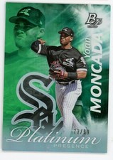 2017 Bowman Platinum Yoan Moncada Platinum Presence #73/99 White Sox