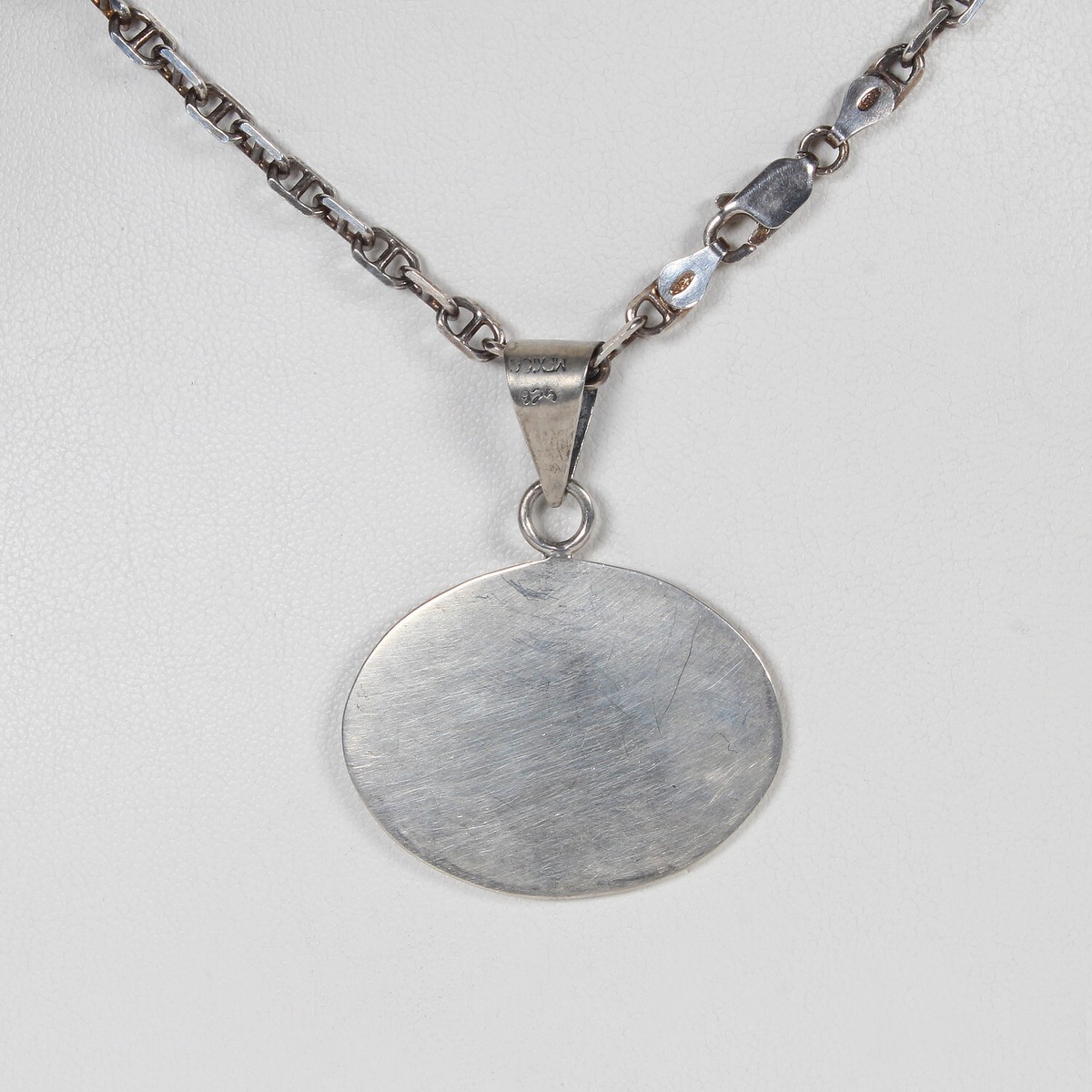 RARE Retro Harley Davidson?Cap+ALL 925 Sterling Silver cuff necklace+Pendant Harley-Davidson Men main image 2