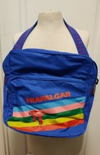 Trafalgar Blue Rainbow Travel Bag Shoulder Carryon Tote Retro 80 s Pride