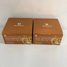 LOT OF 2 Mizon Snail Repair Intensive Gold Eye Gel Patch 60pcs NEW, 12/2026