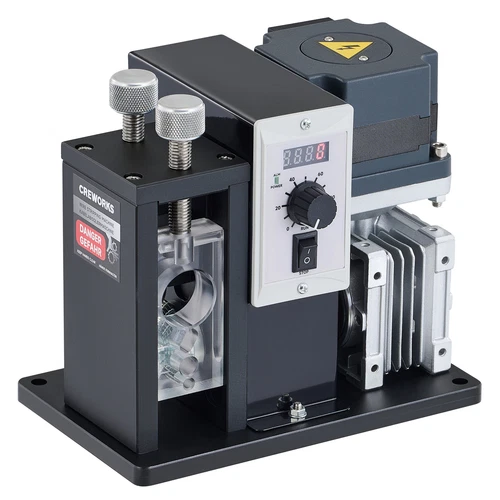 Automatic Wire Stripper Machine for 0.04-1.2in. Wires w Adjustable Speed Display