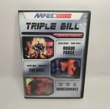 Triple Bill Rogue Force / The Debt / Undesirable OOP Rare AAFES Dvd