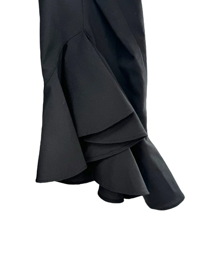 Camisa Finley para mujer negra Carmella elástica con botones manga campana elástica pequeña Foto 2 de 4