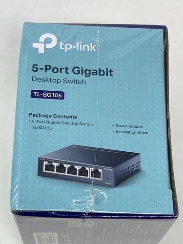 TP-LINK 5-Port Gigabit Desktop Switch TL-SG105 New Sealed - Picture 11 of 13