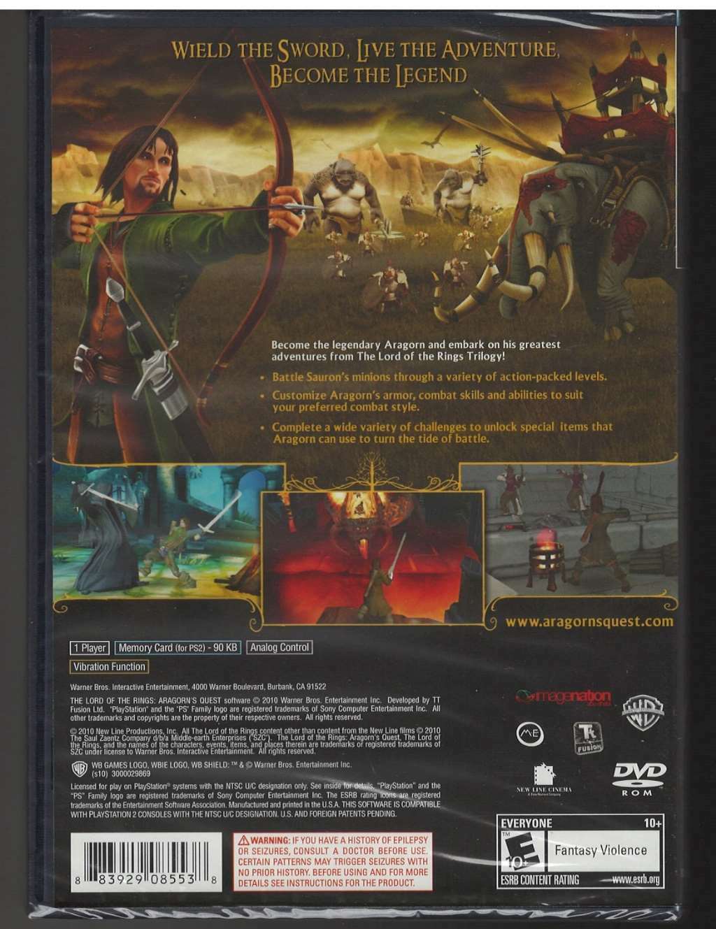 Jogo The Lord of The Rings Aragons - PSP Usado : : Games e  Consoles