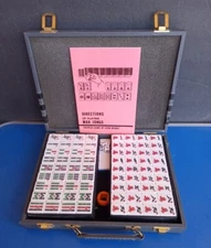 New  Mahjong Set - Mah-Jong 148 Tiles Complete With Booklet