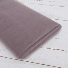 Threadart Premium Soft Tulle Fabric Bolt - 20 Yards by 54" Wide - Silver