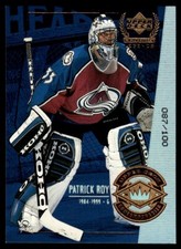 1999-00 UPPER DECK CENTURY LEGENDS Patrick Roy 087/100 Colorado Avalanche #55