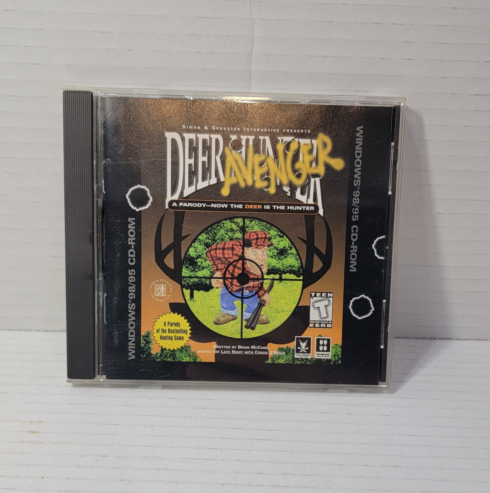 Deer Avenger (1998) PC CDROM Parody Game SimonSchuster for Windows 95/