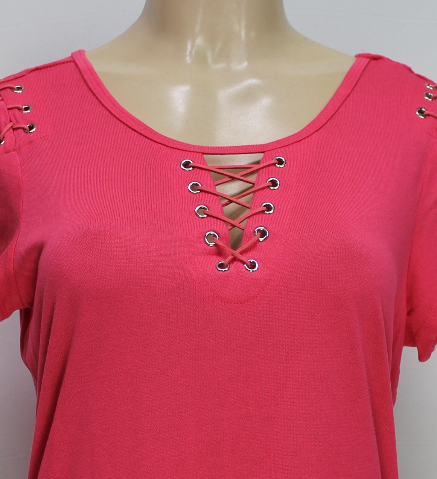 FILA Top donna Coconut Row Palm Beach manica corta rosa petite taglia PM