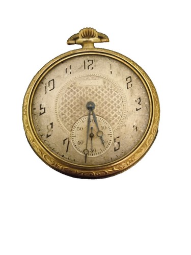 Elgin 1890 American Waltham Silver 12 Hours Vintage Pocket Watch