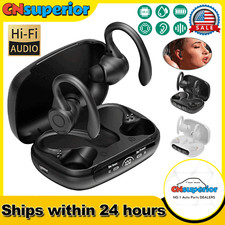 TWS Wireless Hi-Fi Earbuds Waterproof Headphones Bluetooth Headset w/ Power Bank